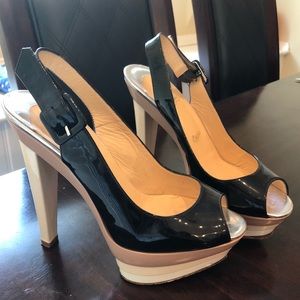 Black Tri-Tone Platform Louboutins